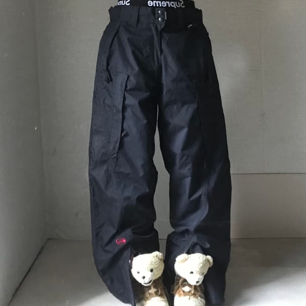 퀵실버 블랙 패디드 테크니컬 팬츠