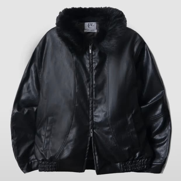 플레이스 스튜디오 레더 자켓
