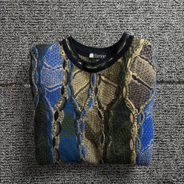 Merino 아카이브 패턴 코스비 스웨터 2451