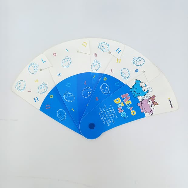 꼬마또래 고전문구 헬로디노 부채 공룡