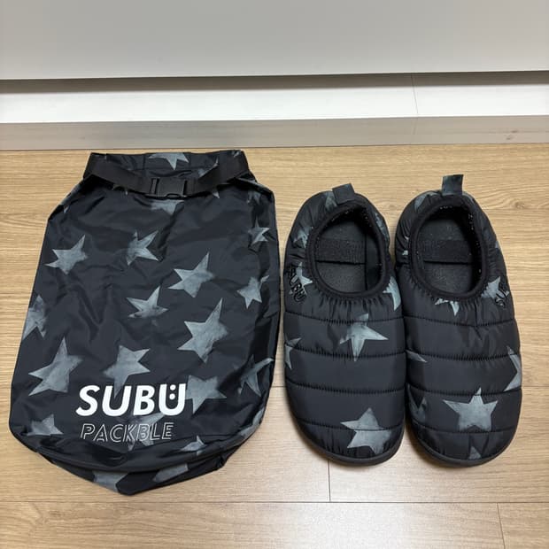 SUBU 스부 패커블 패딩 슈즈 0사이즈