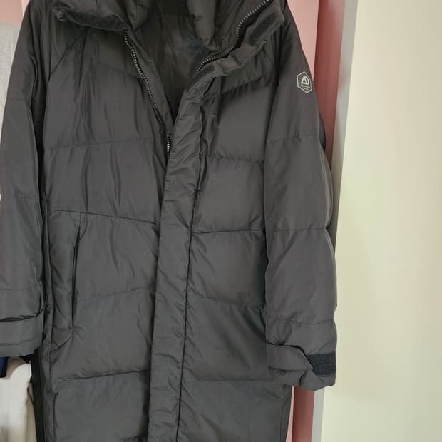 TBJ 덕다운 롱패딩 블랙 팜 100~105사이즈 오리털 패딩 점퍼 파카