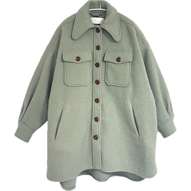 [S] Chloe 끌로에 부클 오버핏 코트