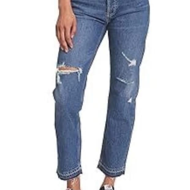 갭 (GAP) High Rise Cheeky Straight 데님31