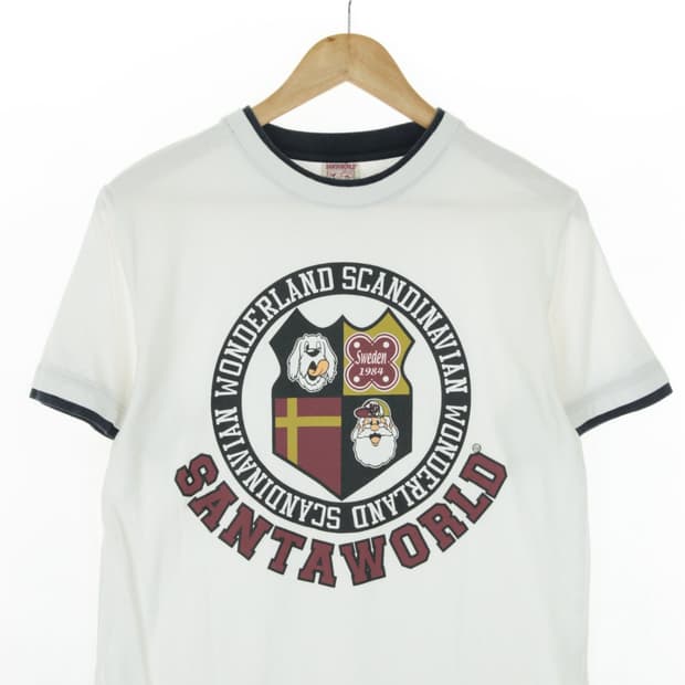 SANTA WORLD 산타월드 프린팅 반팔티