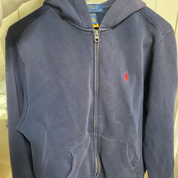 폴로 후드집업 네이비 L