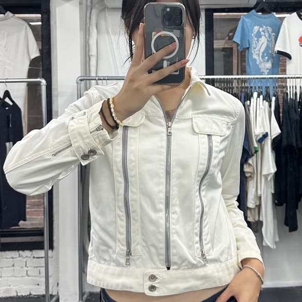 LEE 멀티 지퍼 코튼 자켓