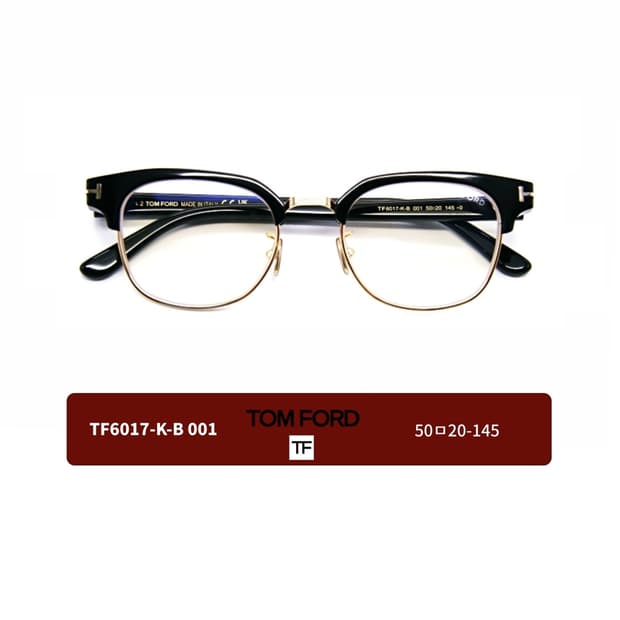 TOMFORD(톰포드) TF6017-K-B 001, 블랙/골드