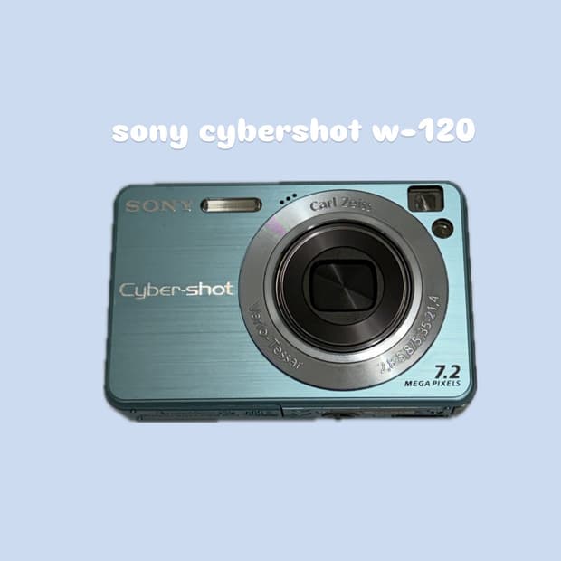 sony cyber shot w-120