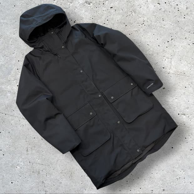 [S] 파타고니아 그레이트폴스 인슐레이티드 파카 블랙 패딩 D788