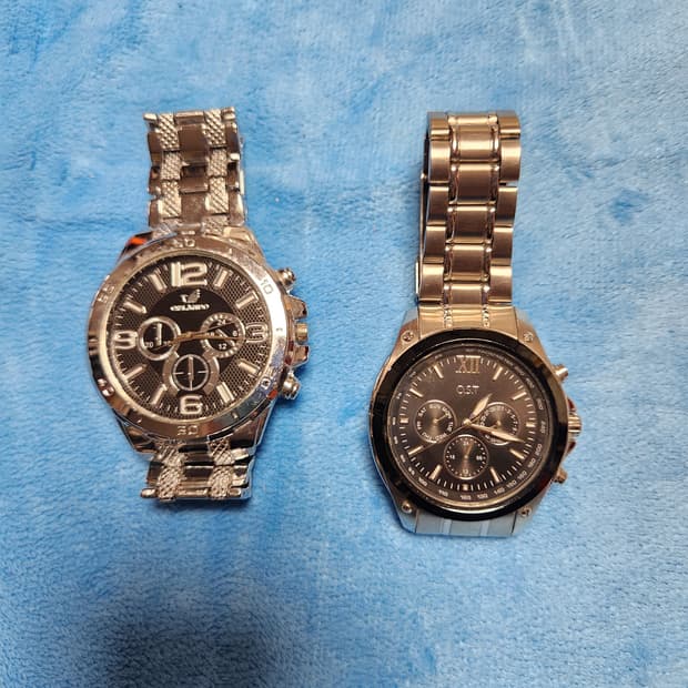 ORLANDO/OST 메탈 손목시계 2개