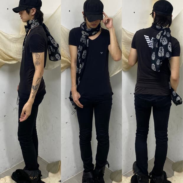 [Emporio Armani]Logo Print Slim Fit Tee