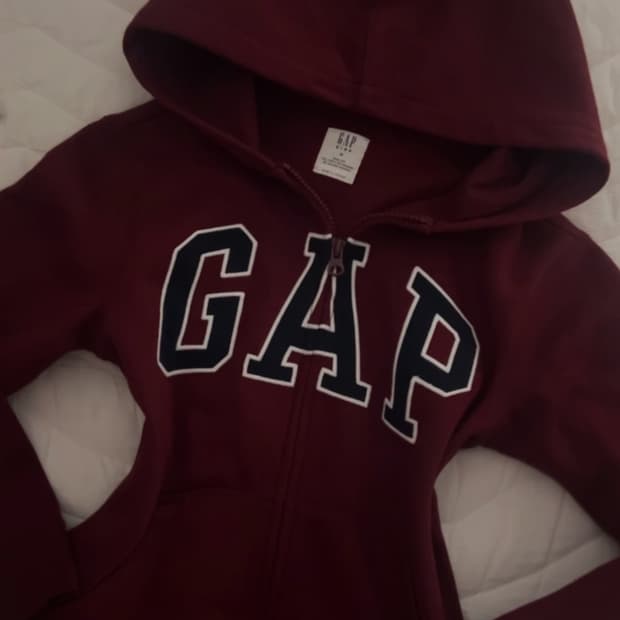 갭 슬림핏 후드집업