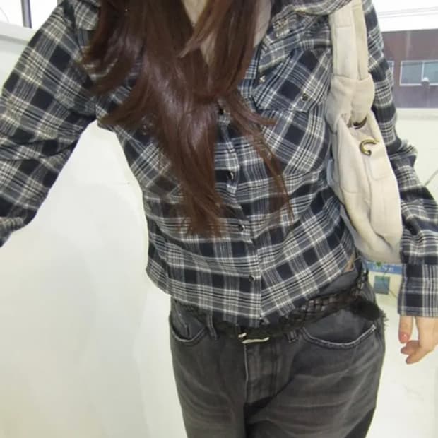 이즈이즈 슬림 셔츠