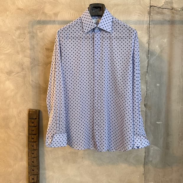 ASCOT CHANG 도트 드레스 셔츠 100