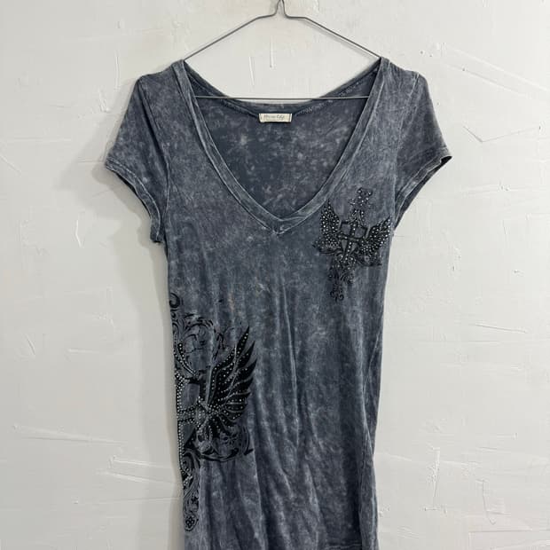 y2k printing slim top
