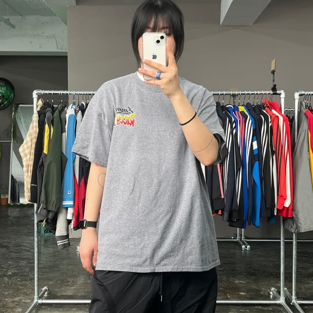 빈티지 프린팅 반팔 티셔츠