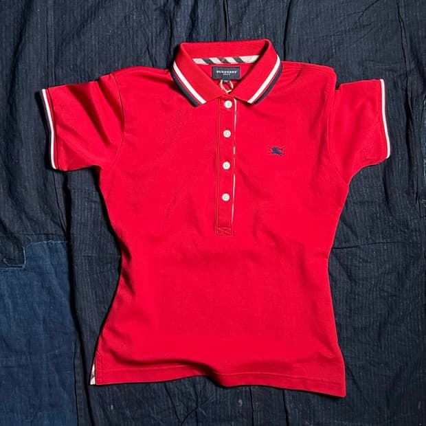 00‘s Burberry Golf 폴로 셔츠 M