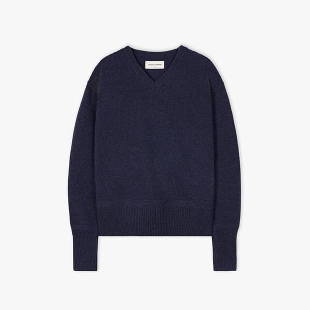 [M] 처칠롬퍼 슈퍼파인 브이넥 니트