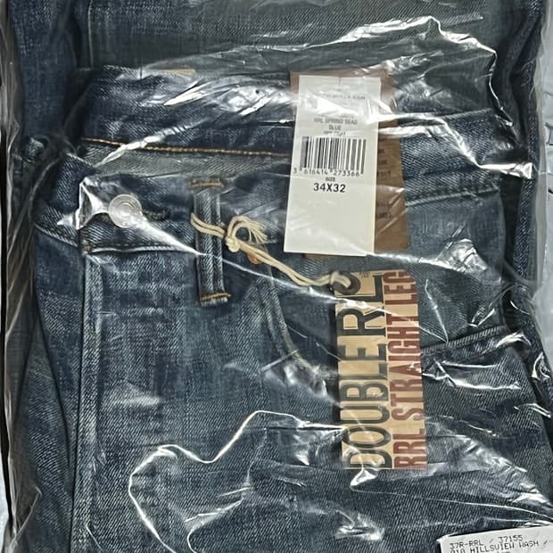 RRL 더블알엘 스트레이트핏 힐스뷰 34x32