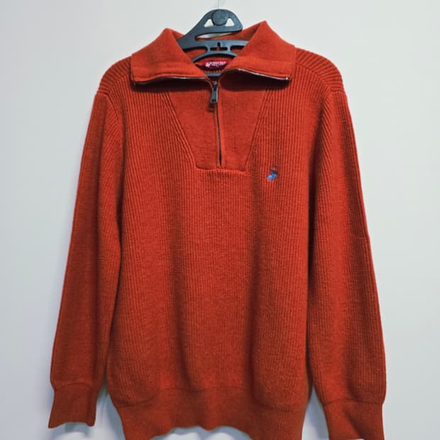 베버리힐스 폴로클럽  하프넥 니트