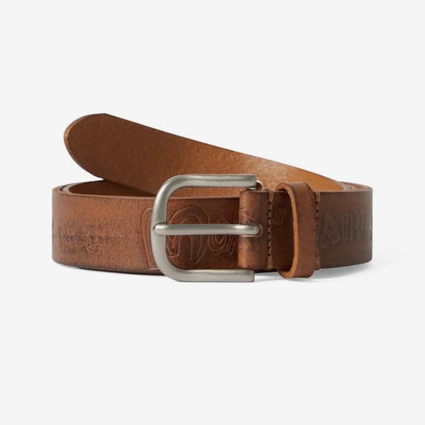 TNT Daniel Johnston Leather Belt Brown