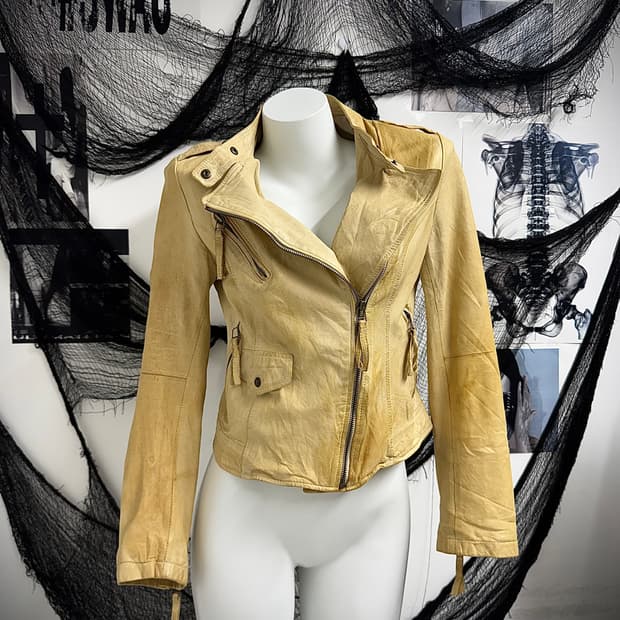 G.O.A vintage leather jacket