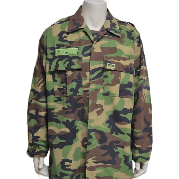 육군 구형 1군단 일병 후기형 동계 위장복 전투복 상의 자켓 (XXL)