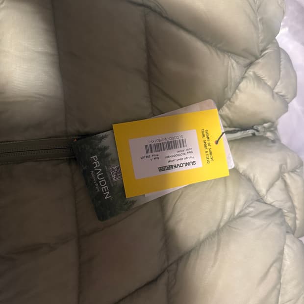 L사이즈 썬러브 패딩 카키