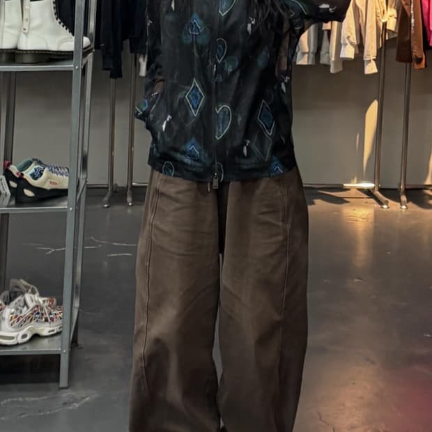 앤더슨벨 쉬어 매쉬 집업 자켓 A3418