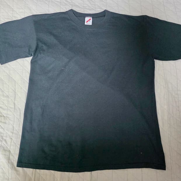 [XL] 90s USA JERZEES 빈티지 블랭크 티셔츠 더블싱글스티치