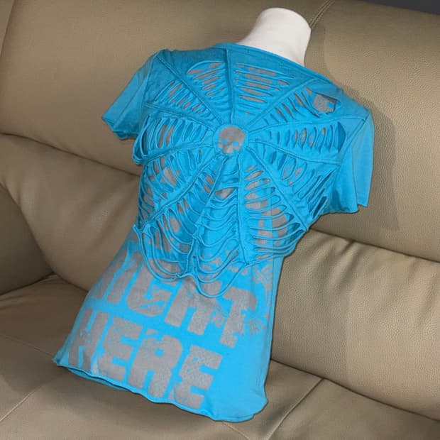 Lazy Daisy spider web detail top