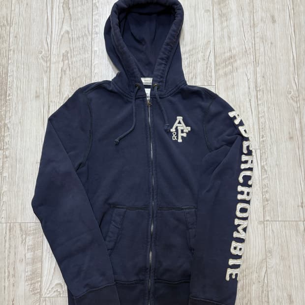 아베크롬비 후드집업 네이비 m