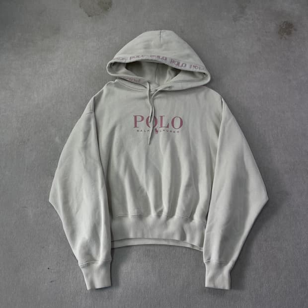 W 95 폴로 랄프로렌 신형라벨 빅로고 후드티
