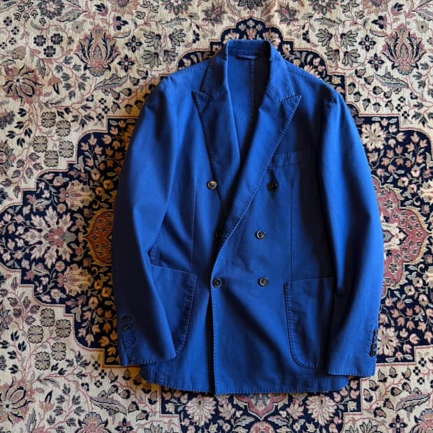 해켓 더블 브레스티드 자켓 100