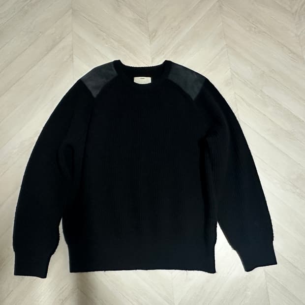 포터리 밀리터리니트 블랙 5사이즈