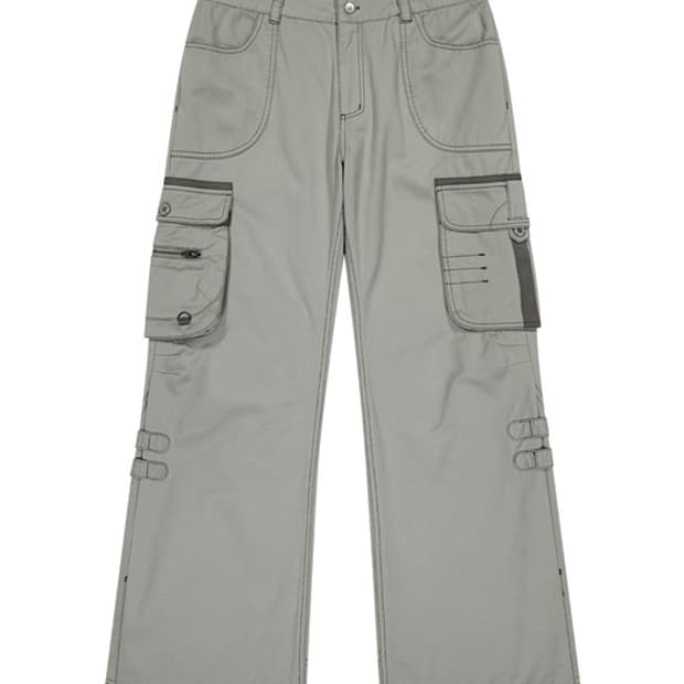 코이세이오 빅포켓 카고 팬츠 라이트 그레이 1사이즈 -> 2사이즈 교환