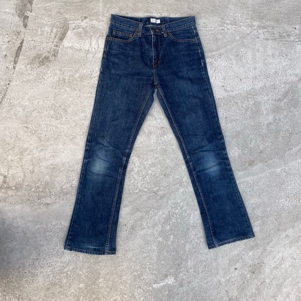 히스테릭 글래머 부츠컷 데님