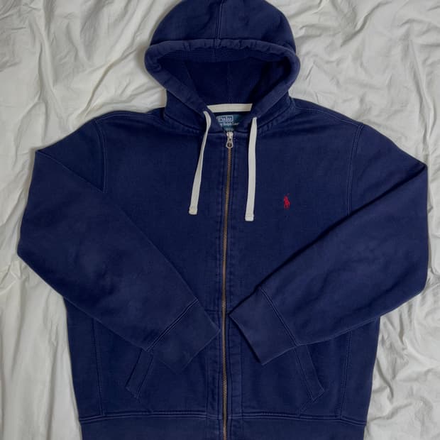 폴로 랄프로렌 네이비 후드집업