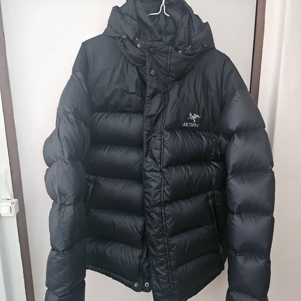 아크테릭스 리버시블 블랙 패딩 L 빈티지 (빵빵한 민트급)
