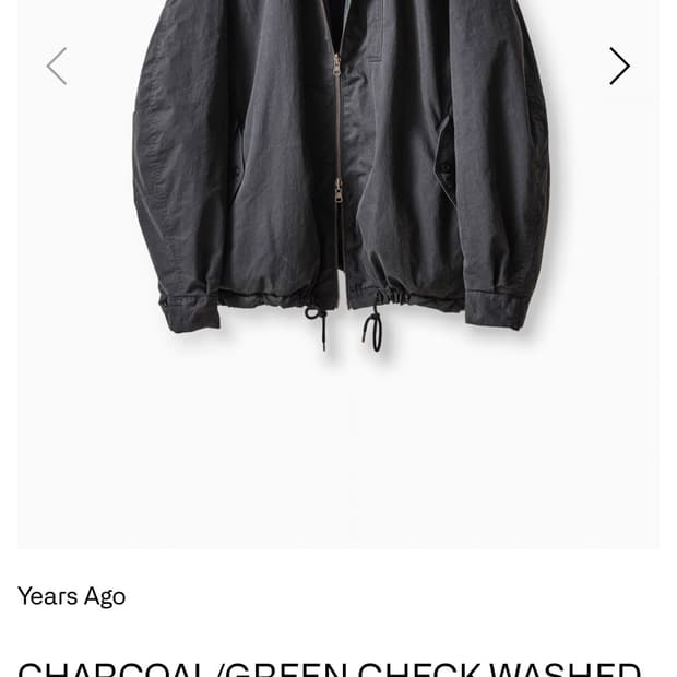 이얼즈어고 체크 리버시블 샌드파카 2/M사이즈