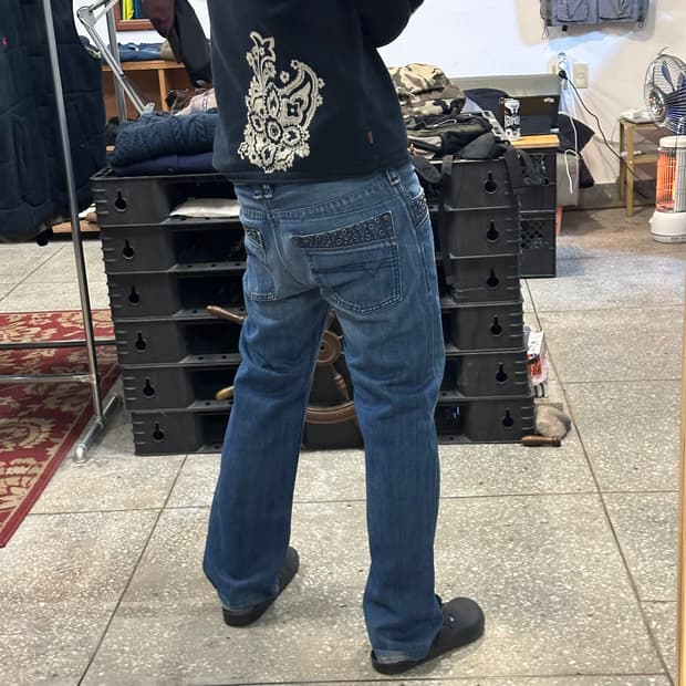 디젤 스터트 워싱 데님