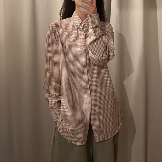 폴로랄프로렌 체크셔츠