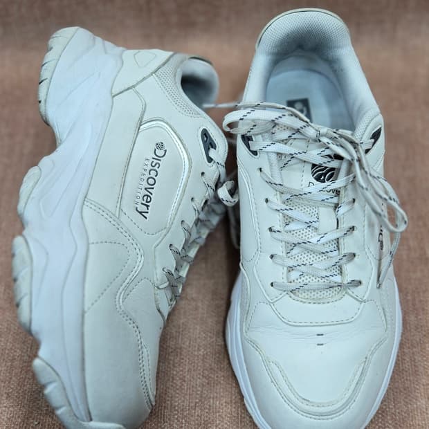 디스커버리 255mm- 흰색 운동화 어글리슈즈