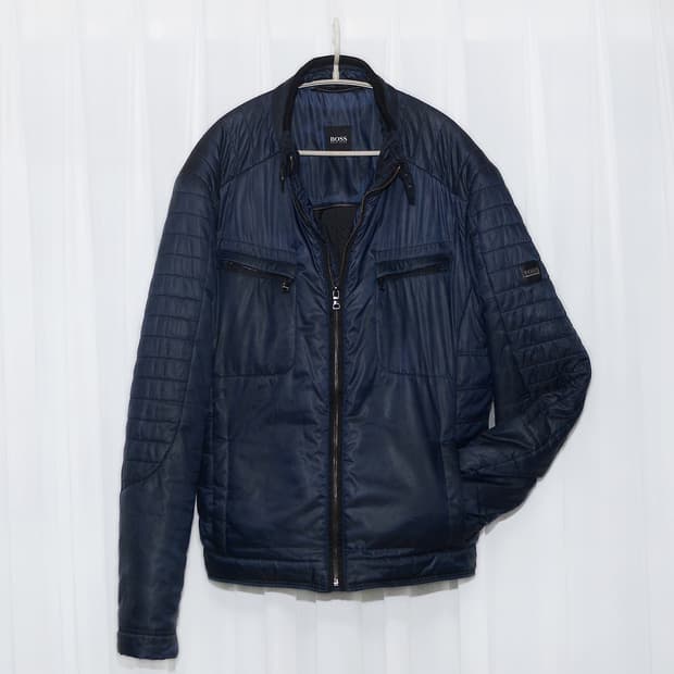 휴고 보스 싱글 집업 라이더 소프트 패딩 자켓 (52 / 100-105)