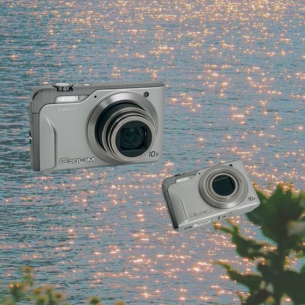 메이크업모드!) 카시오 엑슬림 h10 Exilim 빈티지 디카