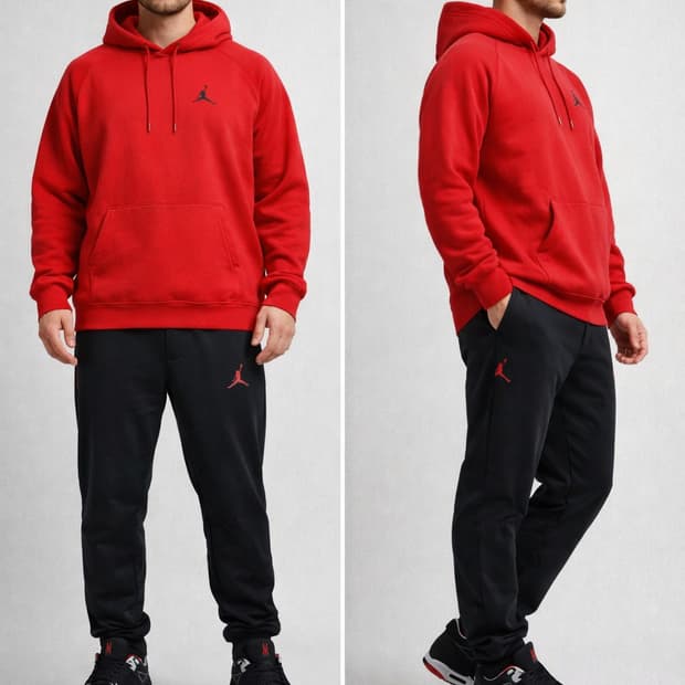 조던(Jodan) 기모 후드 + 기모 트레이닝 셋업