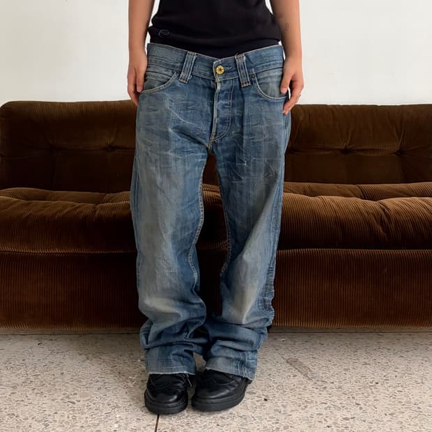 00s Levi’s 512 부츠컷 워싱 데님 팬츠