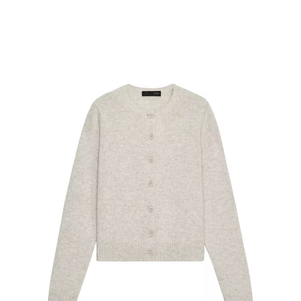 자라 100% 울 니트 기본 재킷 샌드그레이 S 2893/106  택 ㅇ