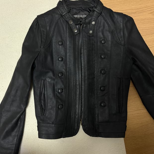 양가죽 나폴레옹 레더 자켓